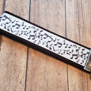 Music Notes Wrist Keyfob